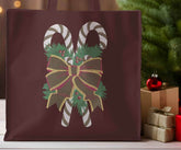 Christmas Bow Embroidery Design - Festive Candy Cane in Multiple Sizes - FineryEmbroidery